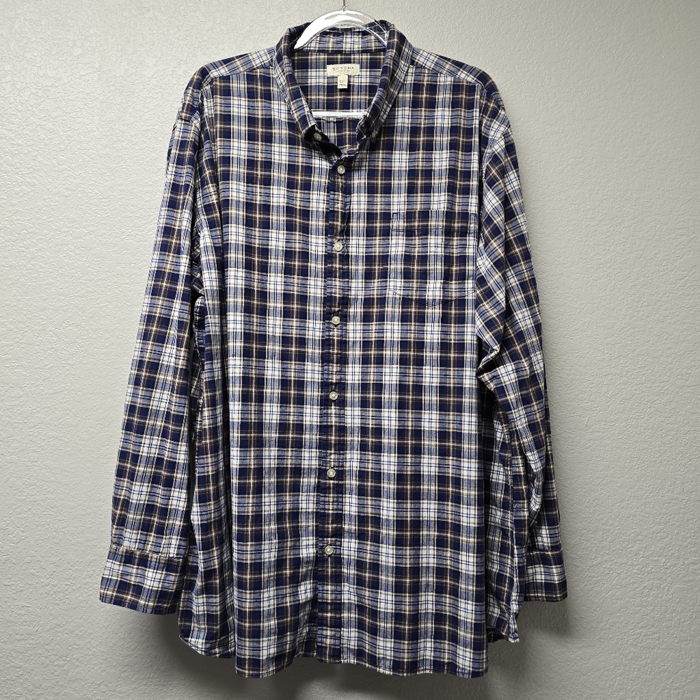 Sonoma Goods For Life Plaid Button-Down Shirt XXL